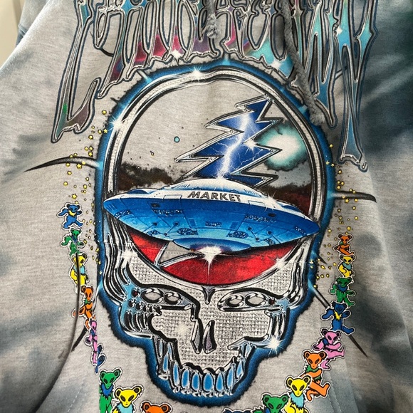 BNWT  CHINATOWN MARKET x GRATEFUL DEAD SPACE GALAXY  HOODIE/PANTS SZ S/M. - Picture 2 of 9